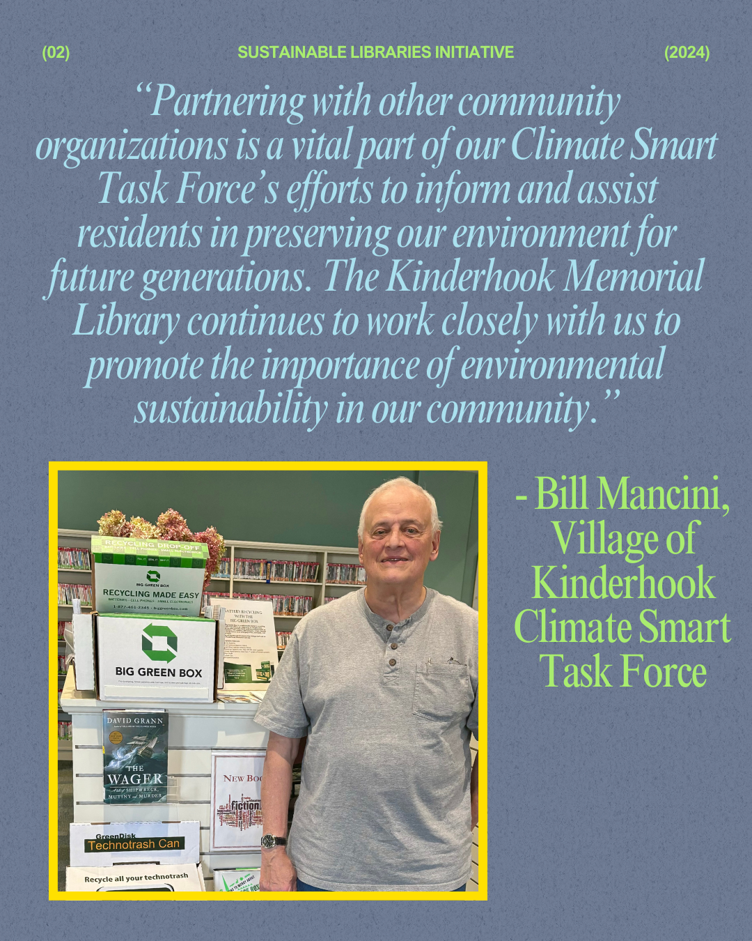 Kinderhook Memorial Lessons From My Sustainable Library